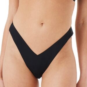 NWT Roxy Beach Classics V-Cut Bikini Bottom Black - Size M